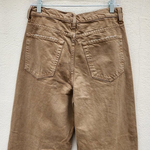 SNACKS! by Mother Denim The Fun Dip Puddle Beige - Picture 5 of 7